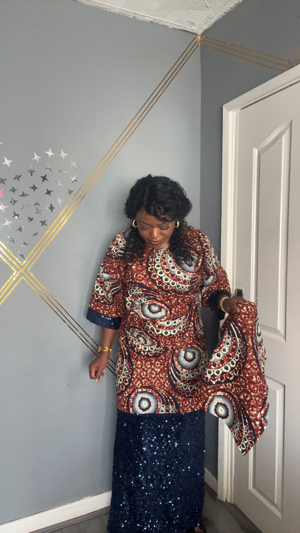 African Ankara Owanbe 3 pieces 3 Lovely colours