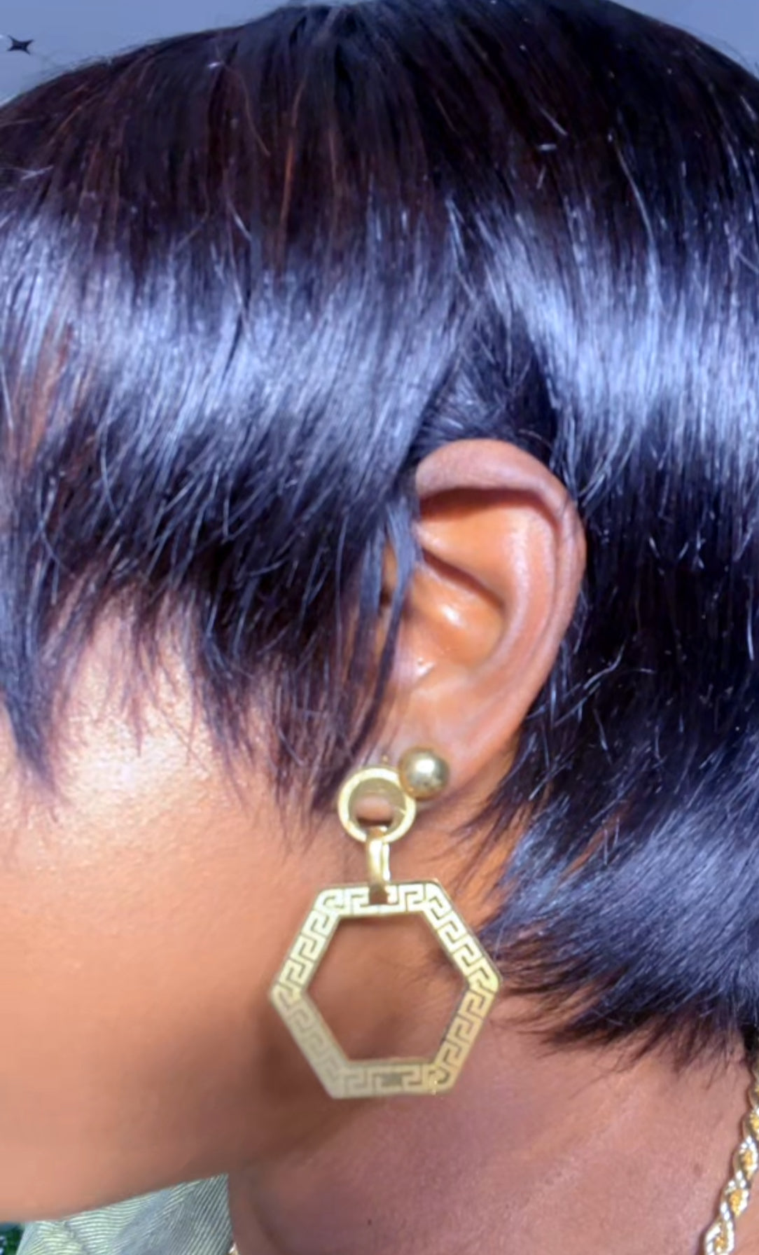 Gold Fancy Dangle/Drop Earrings