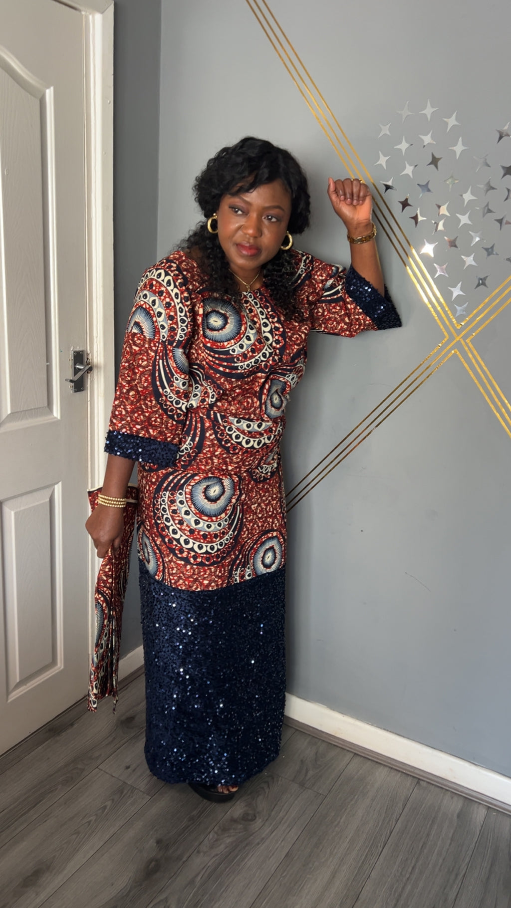 African Ankara Owanbe 3 pieces 3 Lovely colours