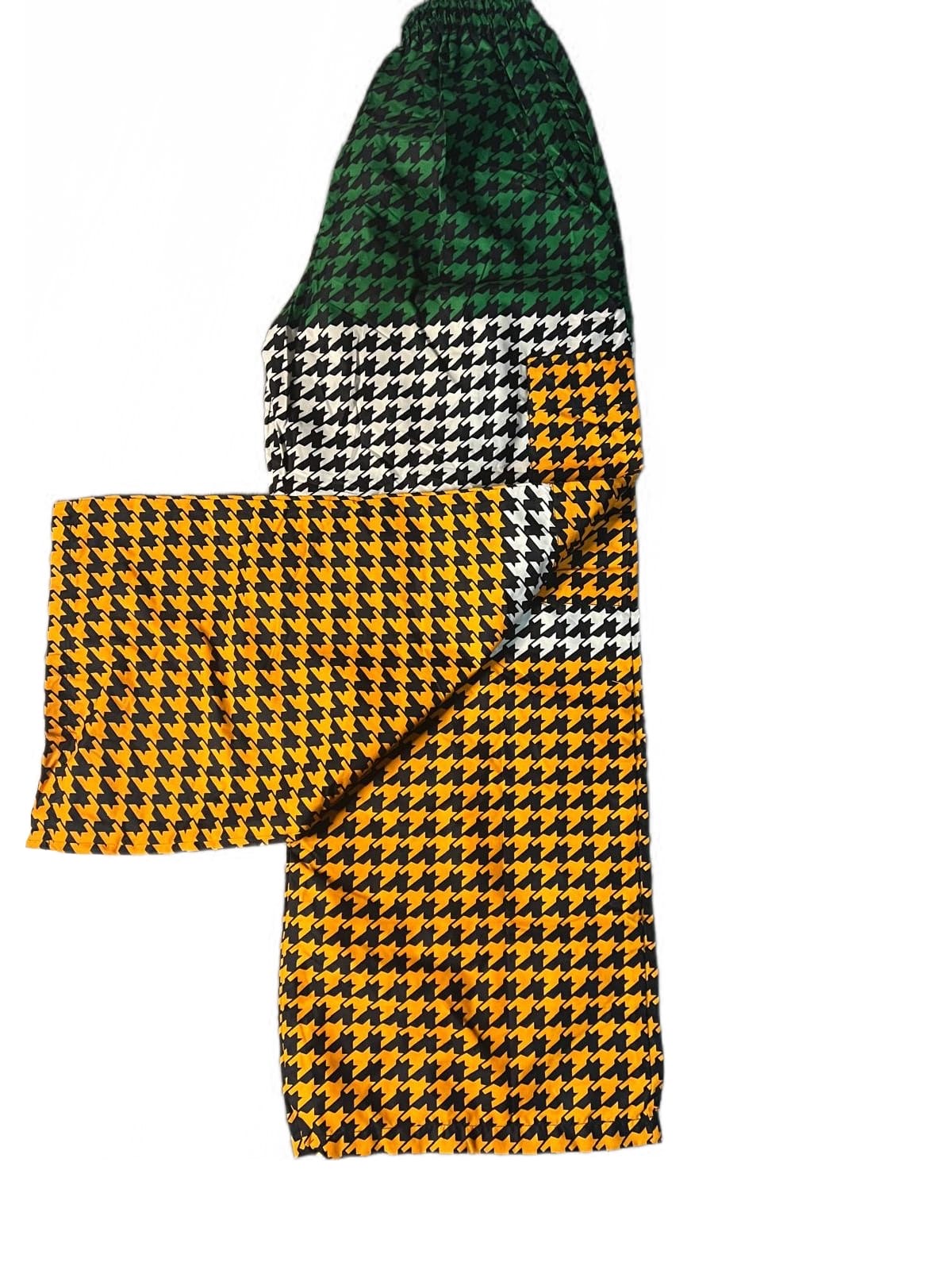 African Ankara Palazzo Trouser - UK Size 10/12/14 - Multicoloured polyester texture