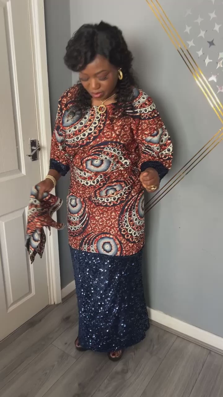 African Ankara Owanbe 3 pieces 3 Lovely colours